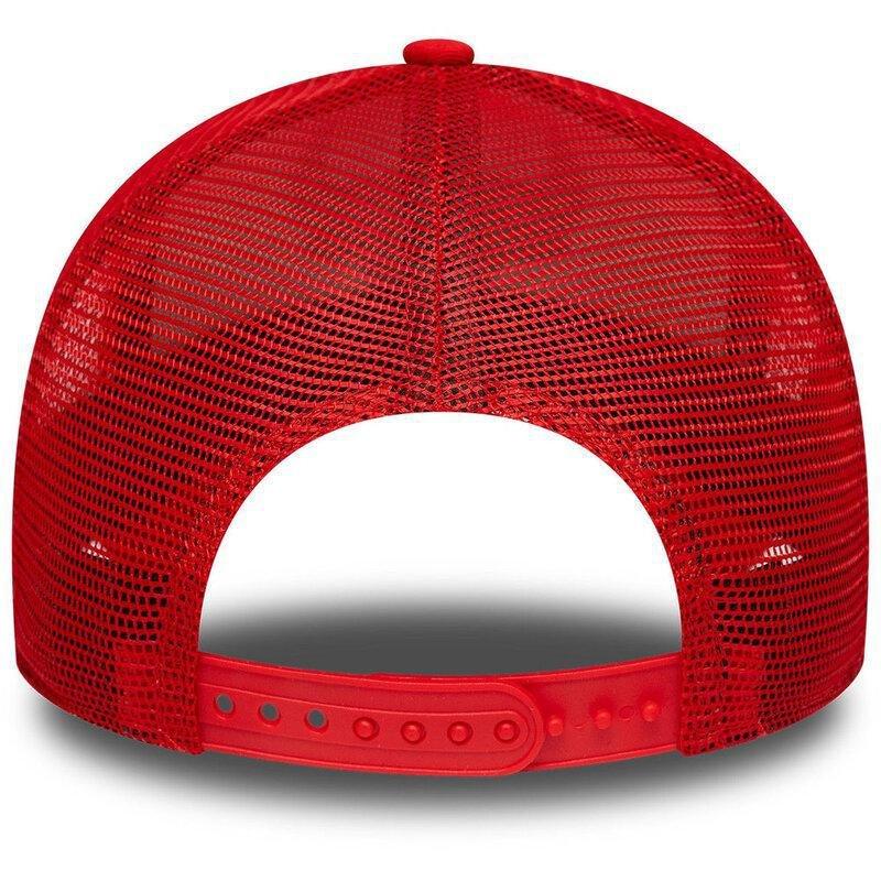 New Era Side Patch Trucker Nba Chicago Bulls Osfm Red Cap, , medium