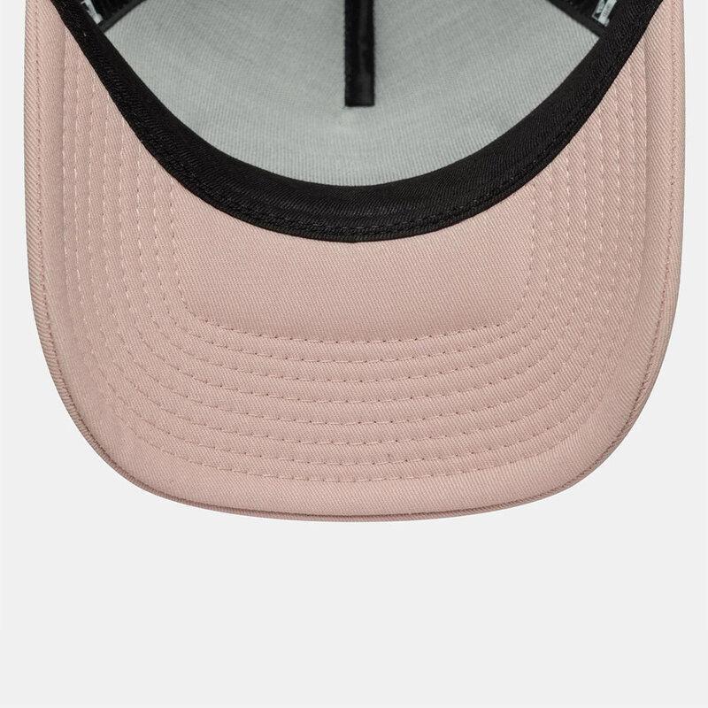 New Era Womens Oval Patch Trucker Osfm Pink/White Cap, , medium
