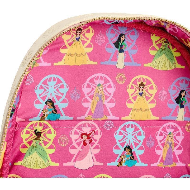 Loungefly Leather Disney Princess Ferris Wheel Mini Backpack, , medium