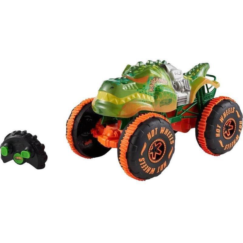 Hot Wheels Monster Trucks Sharks Vs Dinos 1.15 Scale Remote Control Car, , large image number 1