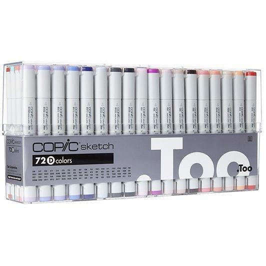 Copic Sketch Refillable Markers - Colors Set-D (Set of 72), , large image number 0