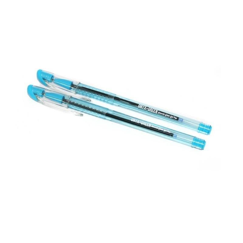 Onyx + Green Gel Pens Recycled PET Blue Ink (10 Pack), , medium