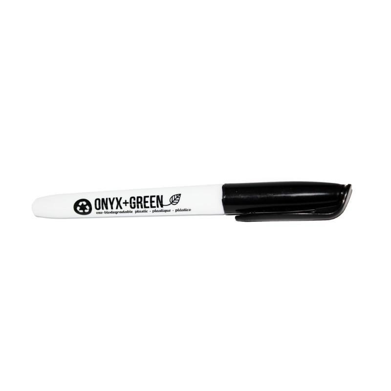 Onyx + Green Permanent Markers Black Ink Recycled PET (2 Pack), , large image number 0