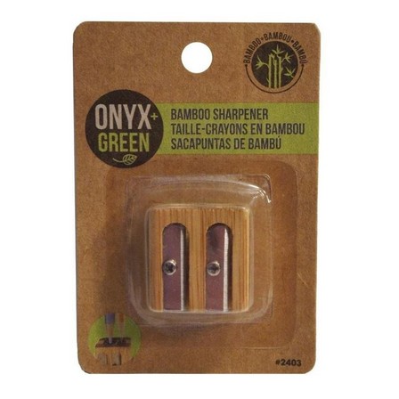 ONYX + GREEN - Onyx + Green Double Sharpener Bamboo