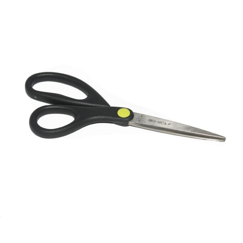 Onyx + Green Scissors 6.75 Inch Corn Plastic Handles, , large image number 0