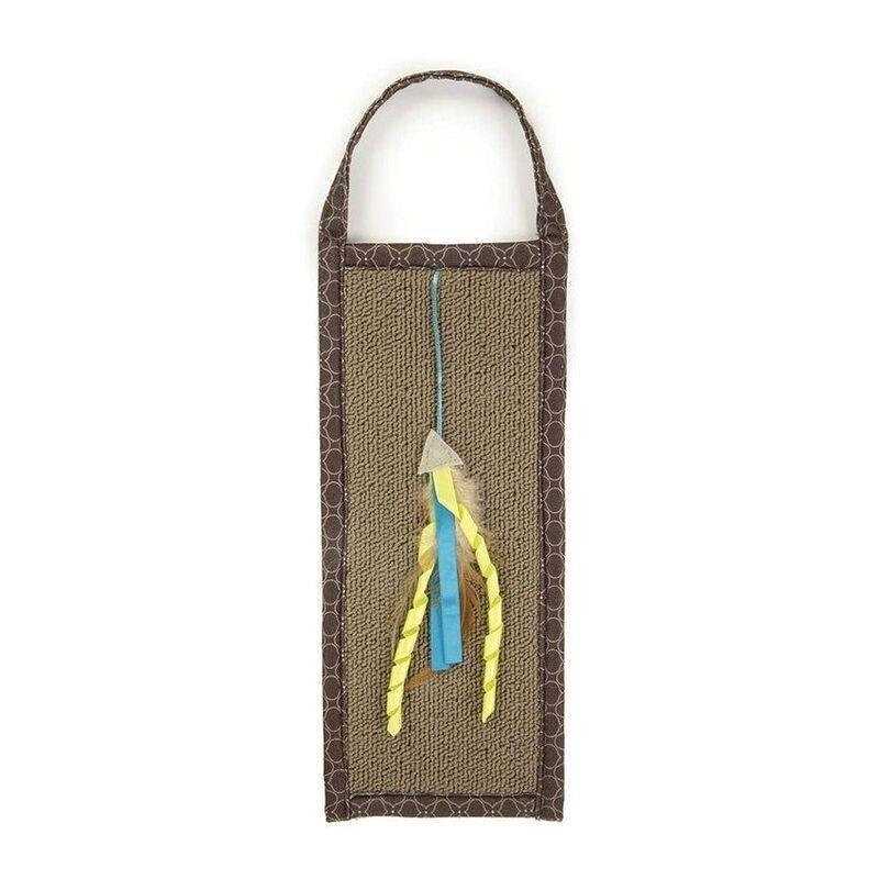 Smartykat Carpet Relief Hanging Cat Scratcher with Catnip, , large image number 0