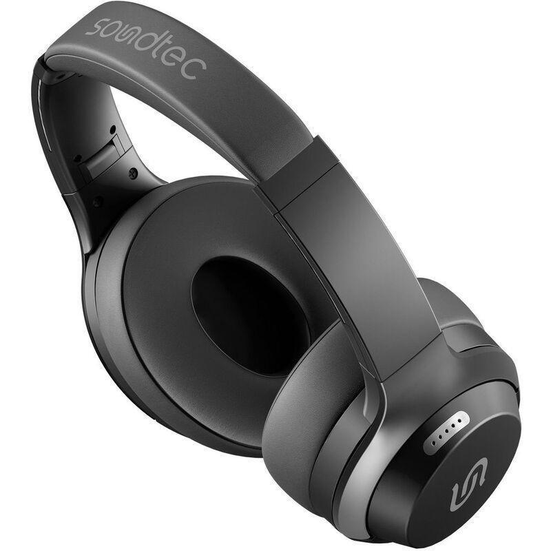 Porodo Soundtec Eclipse Wireless Over-Ear Headphone - Black, , large image number 3