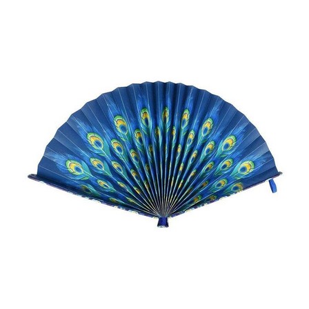 LEGAMI - Legami Fiesta And Siesta - Folding Paper Fan - Peacock