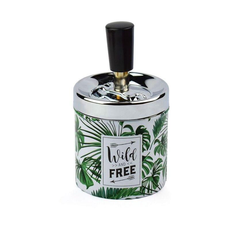 Legami Shake Your Butts - Push Button Ashtray - Jungle, , medium