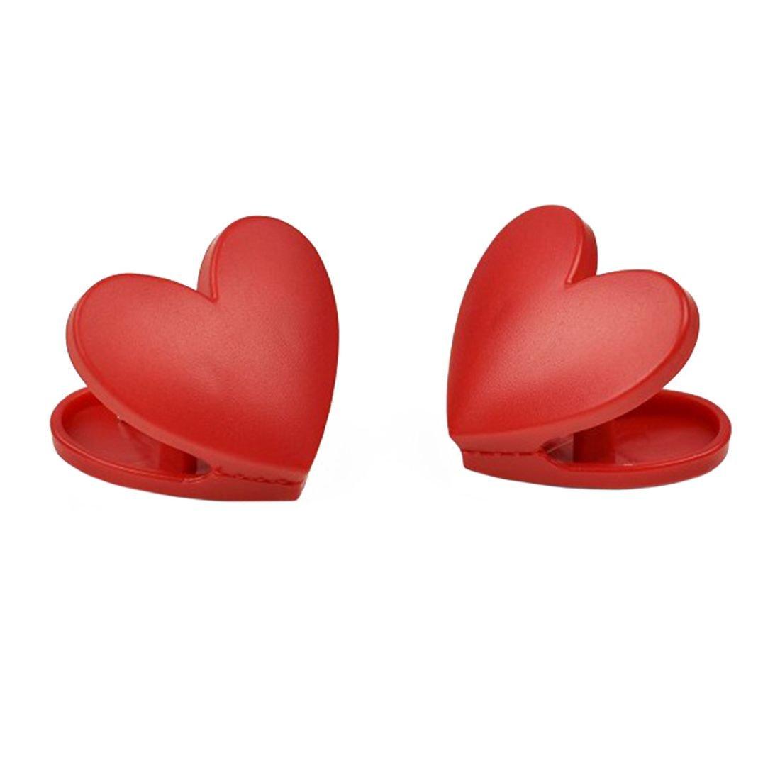 Legami Bag Clips Heart - (Set of 6), , medium
