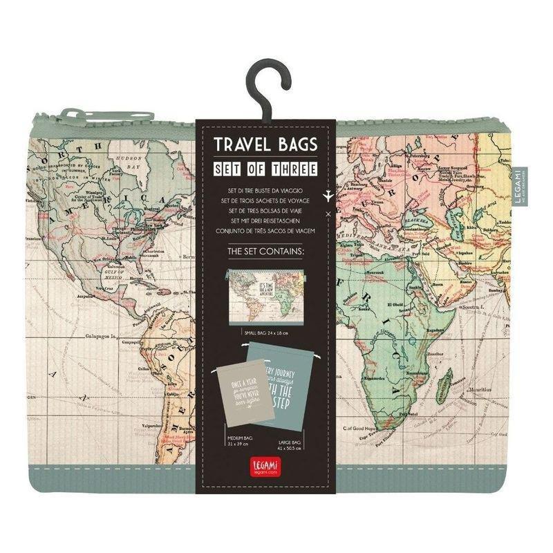 Legami 3 Pouches Set - Travel, , large image number 1