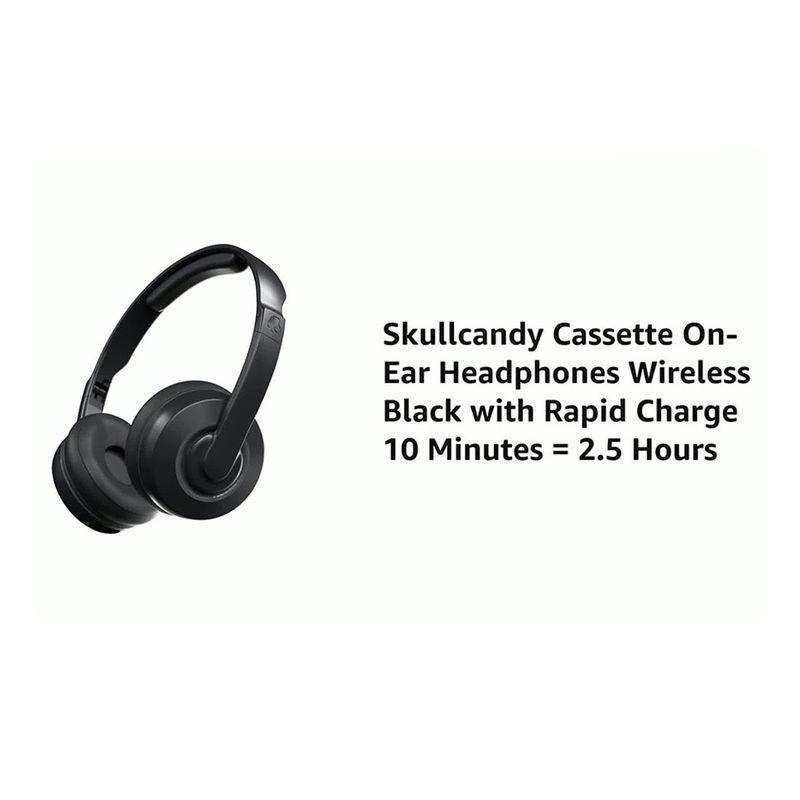 Skullcandy Cassette Wireless Black On-Ear Headphones, , large image number 4