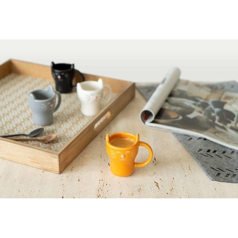 Balvi Meow Coffee Set Assorted Colours (Set of 4), , large image number 2