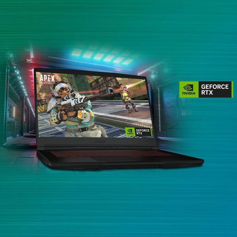 MSI Thin GF63 12VE Gaming Laptop Intel Core i5-12450H/8GB/512SSD/NVIDIA GeForce RTX 4050 6GB/15.6-inch FHD/144hz/Windows 11 Home - Black, , large image number 2