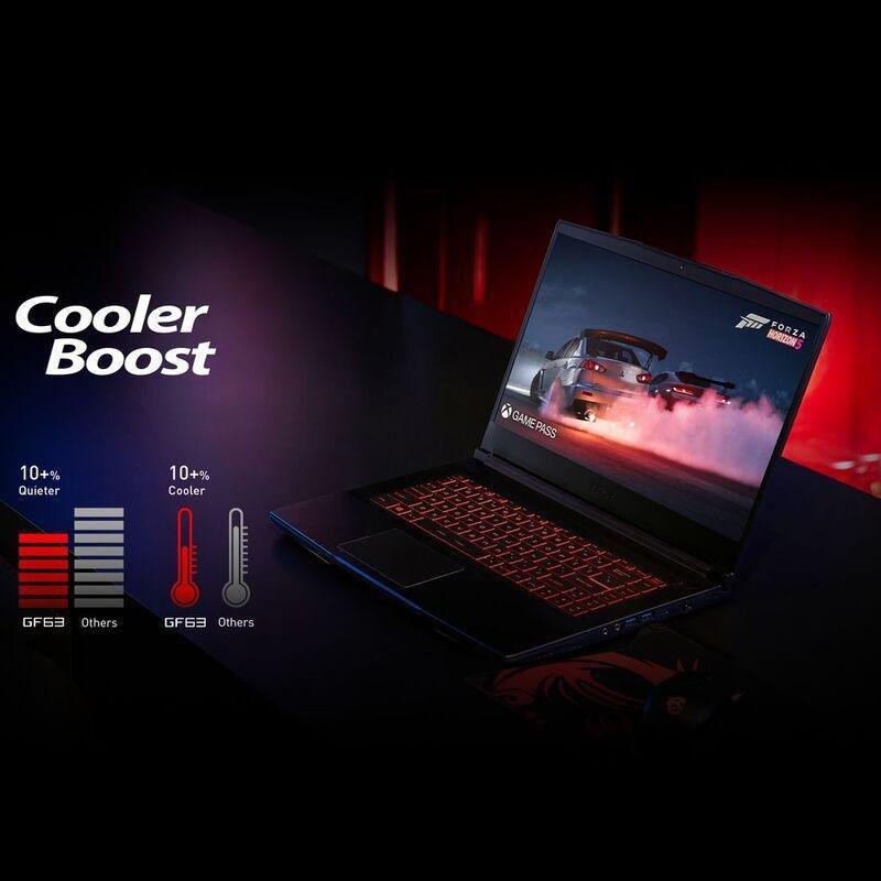 MSI Thin GF63 12VE Gaming Laptop Intel Core i5-12450H/8GB/512SSD/NVIDIA GeForce RTX 4050 6GB/15.6-inch FHD/144hz/Windows 11 Home - Black, , large image number 5