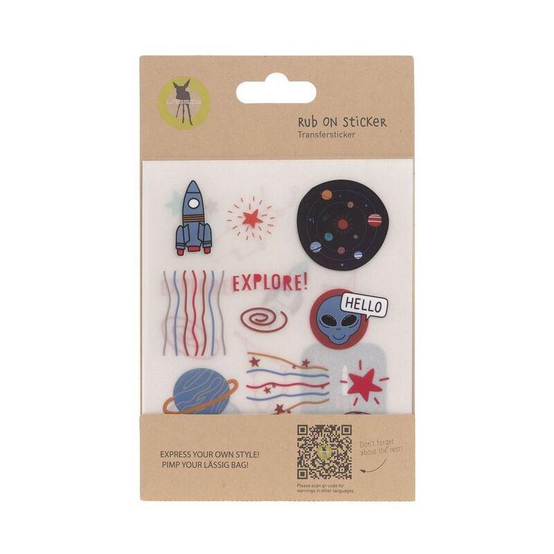 Lassig Stickers Rub On - Space (Set of 3), , large image number 0