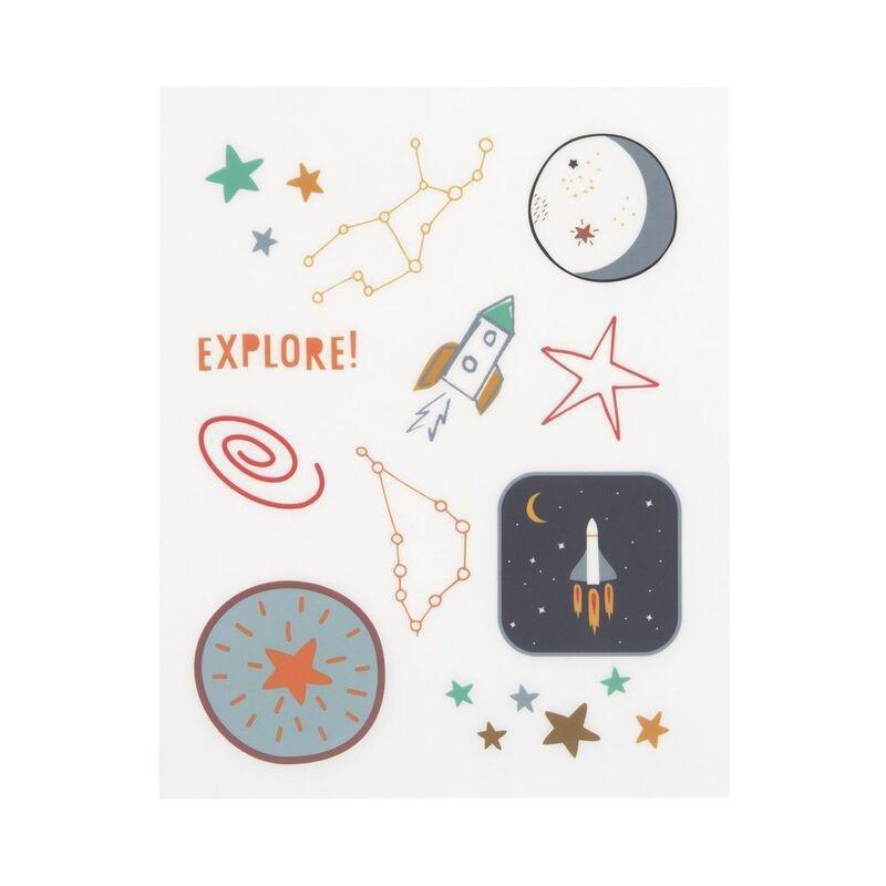 Lassig Stickers Rub On - Space (Set of 3), , large image number 1