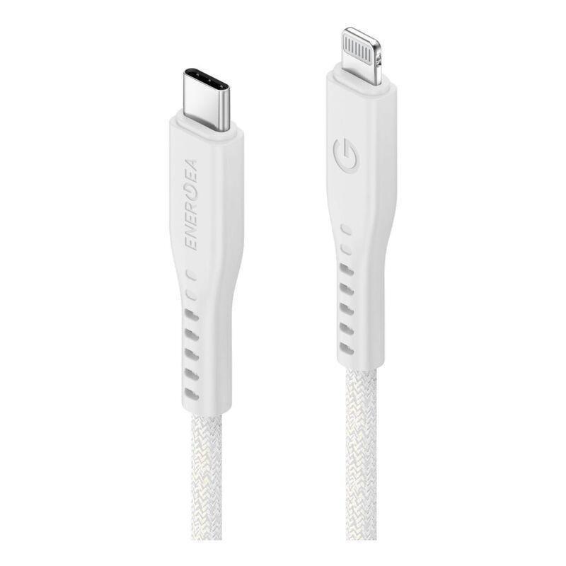ENERGEA - Energea Flow Lightning to USB-C Cable 1.5m - White