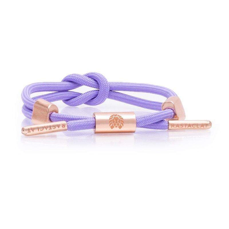 Rastaclat Purple Knotted Womens Bracelet Lavender/Peach Gold, , large image number 0
