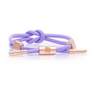 RASTACLAT - Rastaclat Purple Knotted Womens Bracelet Lavender/Peach Gold