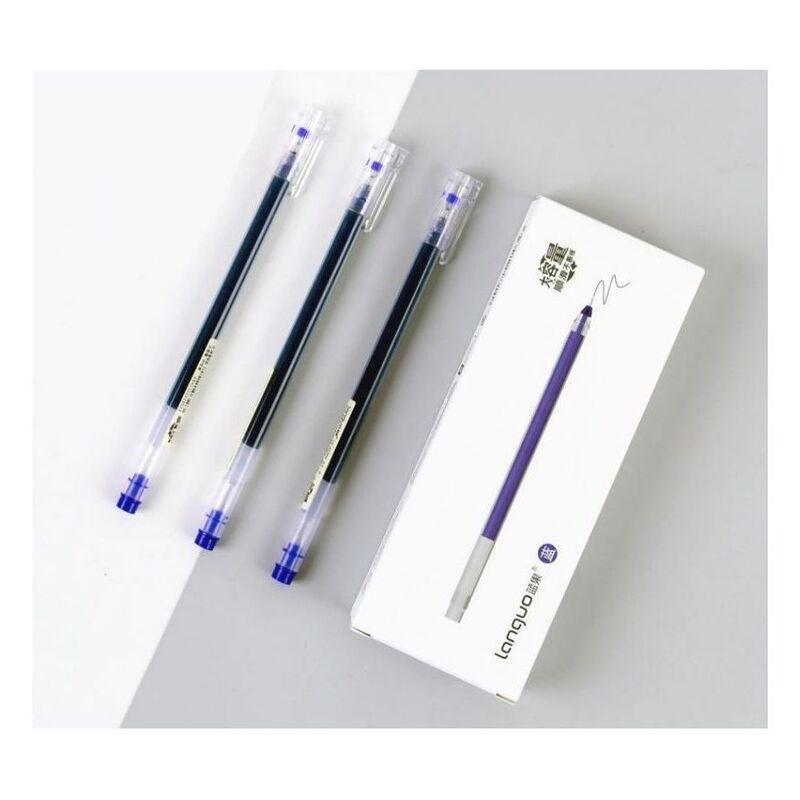Languo Blue Ink Gel Pen 0.5 mm (Pack of 3), , large image number 0