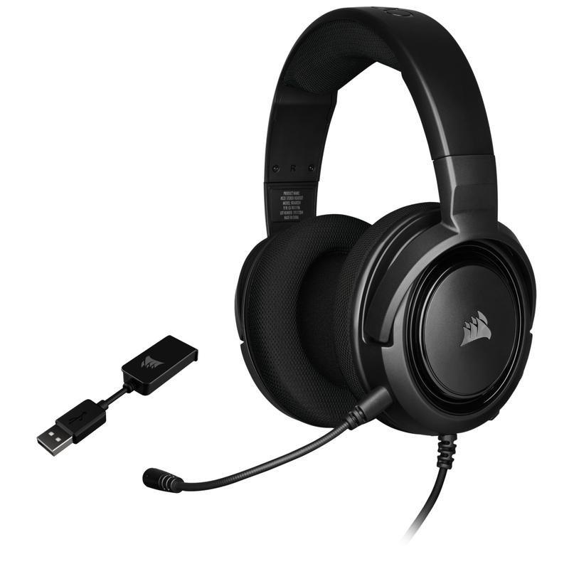 Corsair HS45 Surround Sound Carbon Gaming Headset, , large image number 0