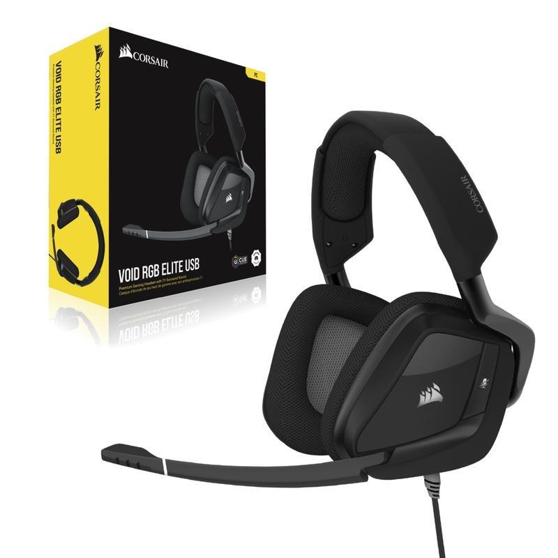 Corsair Void RGB Elite Carbon Wired Stereo Gaming Headset, , large image number 11