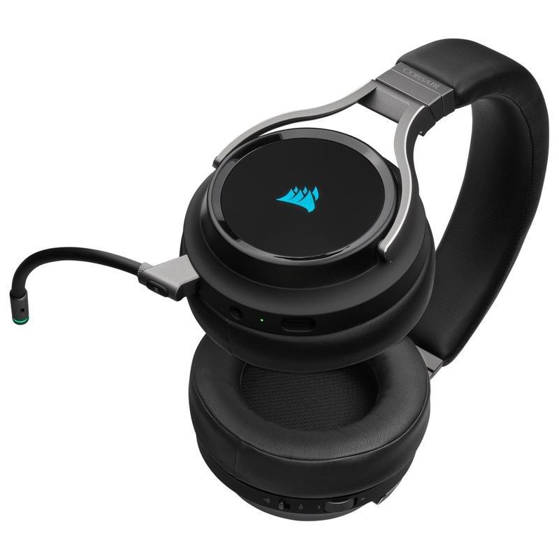 Corsair Virtuoso RGB Wireless Stereo Carbon Gaming Headset, , large image number 1