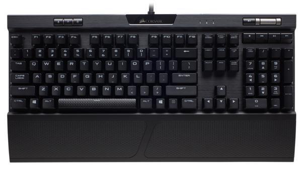 Corsair K70 RGB Mk.2 Rapidfire Black/RGB LED/Cherry MX Speed Mechanical Gaming Keyboard, , large image number 0