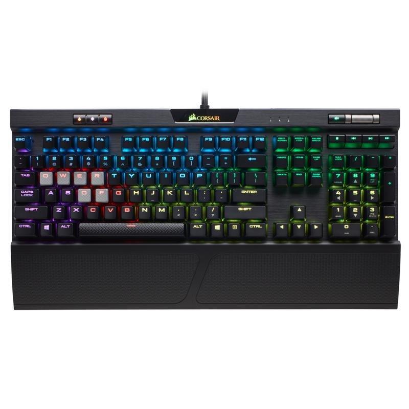 Corsair K70 RGB Mk.2 Rapidfire Black/RGB LED/Cherry MX Speed Mechanical Gaming Keyboard, , large image number 2