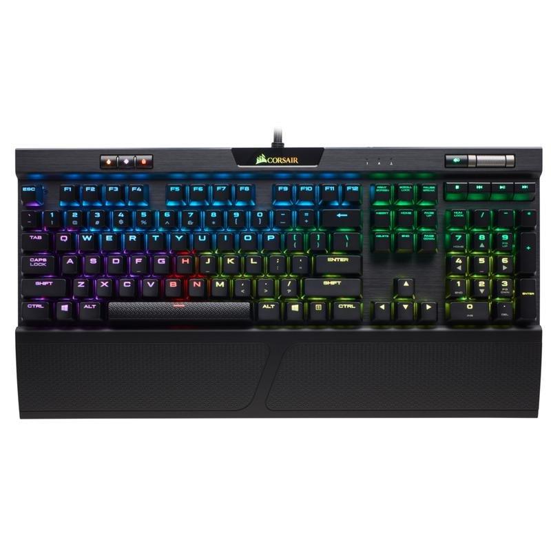 Corsair K70 RGB Mk.2 Rapidfire Black/RGB LED/Cherry MX Speed Mechanical Gaming Keyboard, , large image number 7