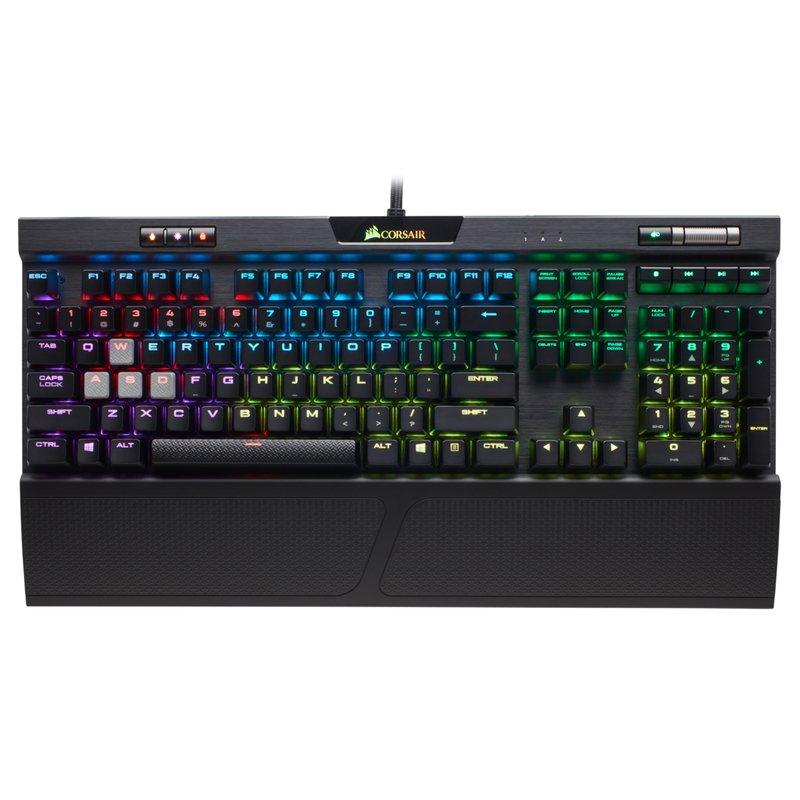 Corsair K70 RGB Mk.2 Rapidfire Black/RGB LED/Cherry MX Speed Mechanical Gaming Keyboard, , large image number 9