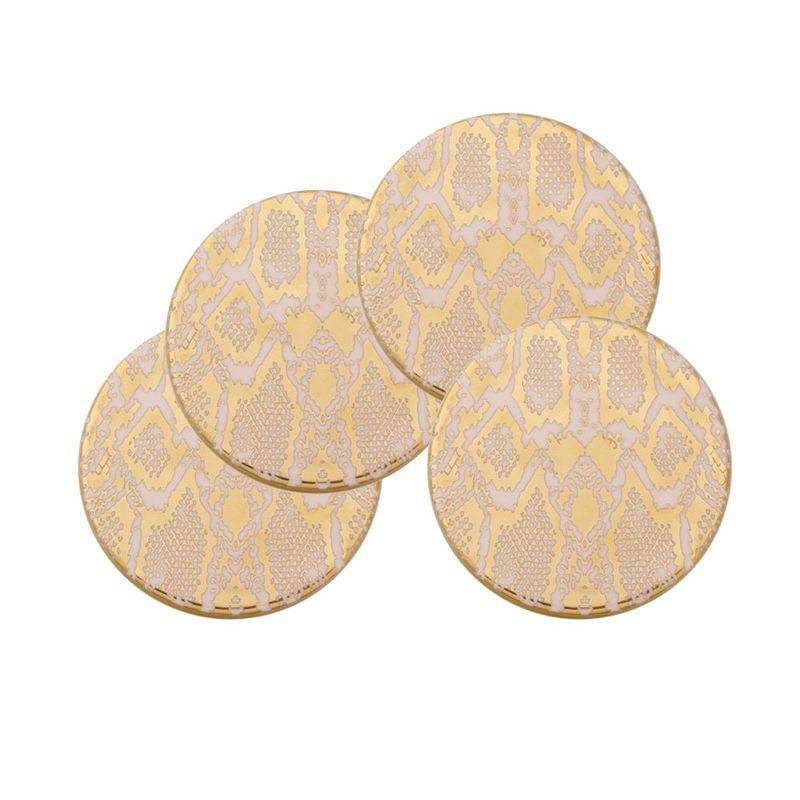 Cristina Re Drink Coasters Safari Snakeskin (Set of 4), , large image number 0