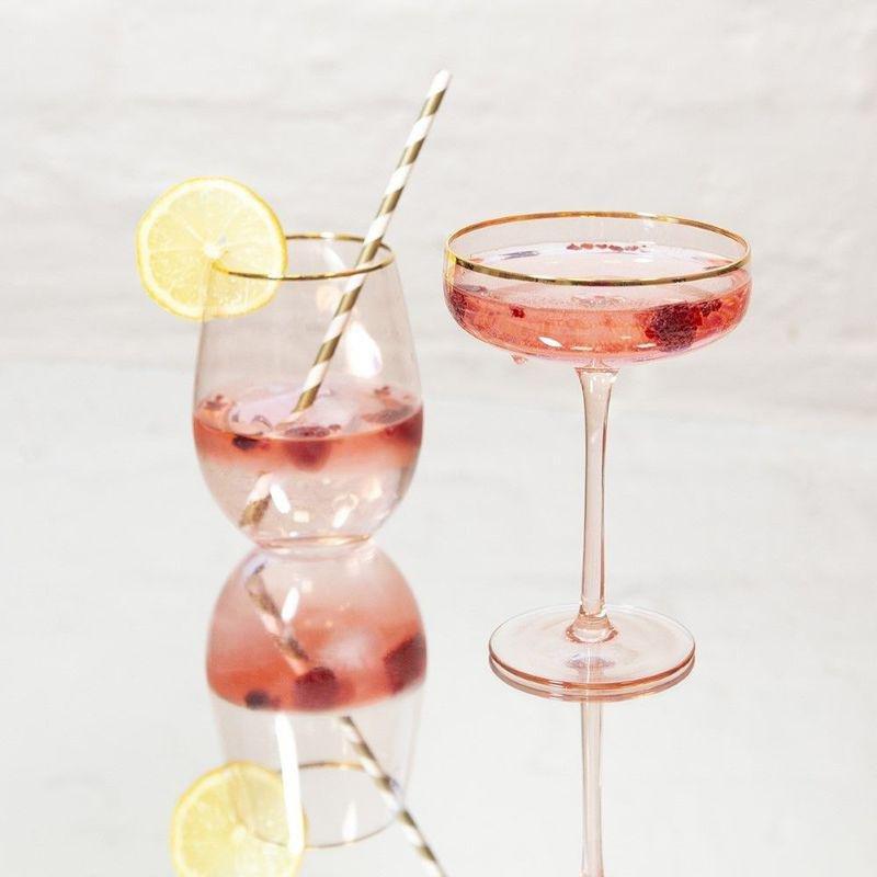 Cristina Re Classique Rose Crystal Tumbler 200ml (Set of 2), , large image number 0