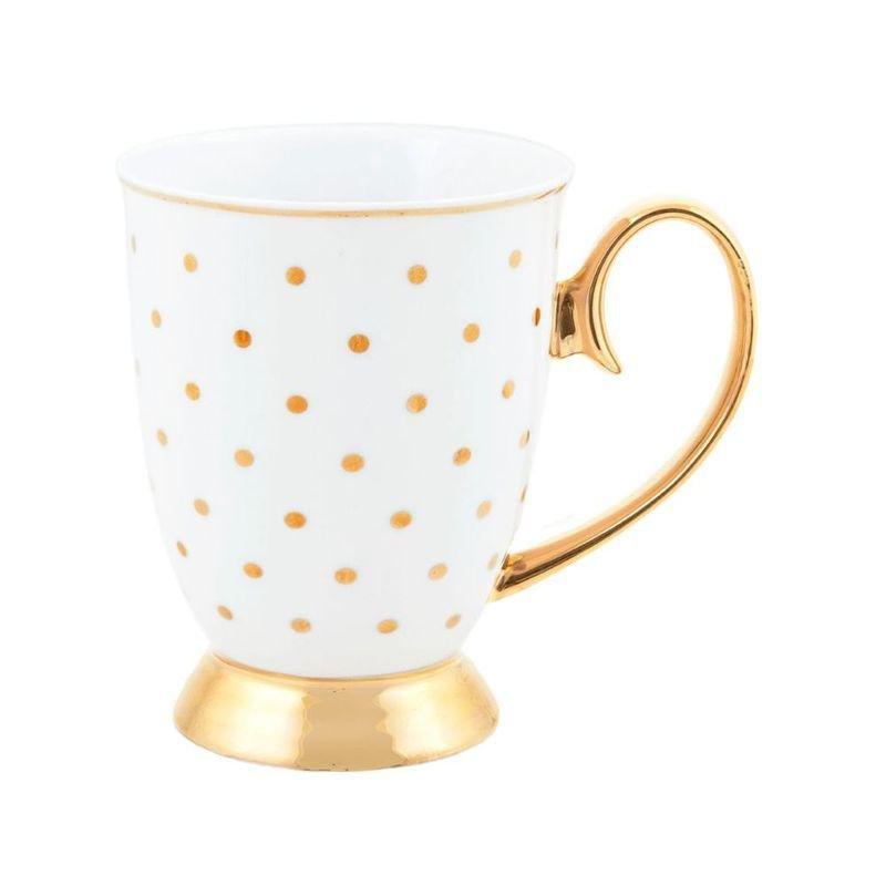 Cristina Re Signature Mug Gold Polka Dot 300ml, , large image number 0