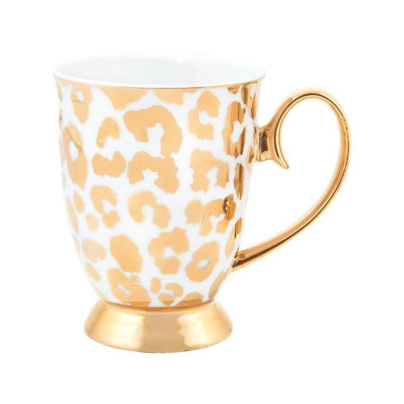 Cristina Re Signature Mug Louis Leopard Gold 300ml, , large image number 0