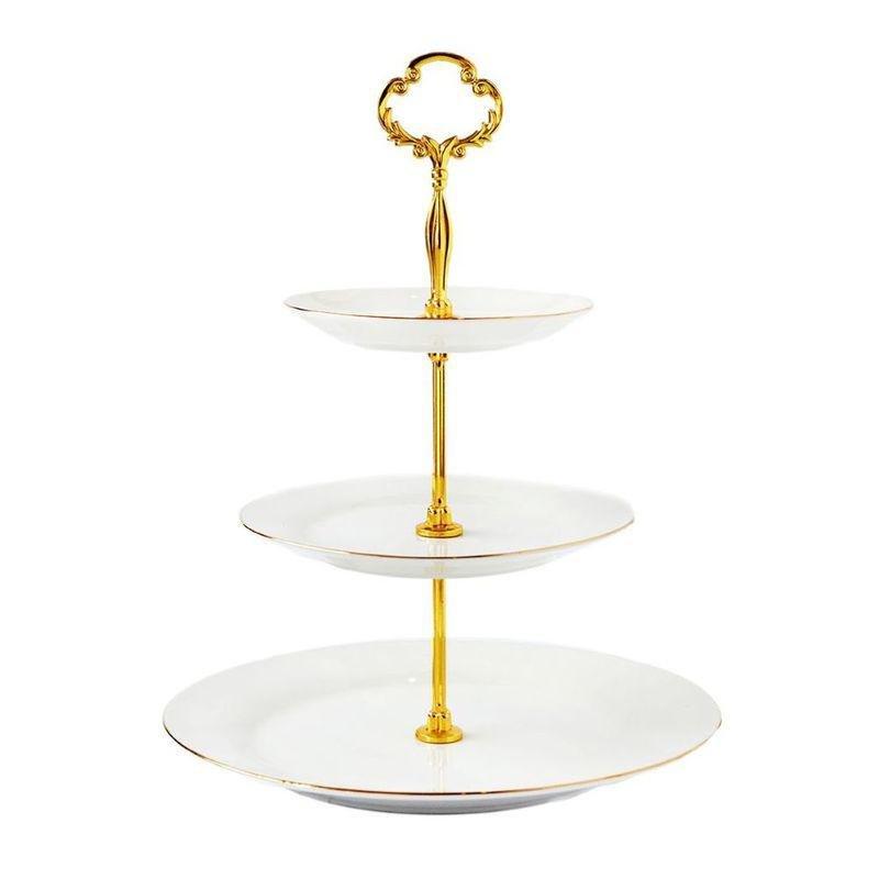 Cristina Re 3 Tier Cake Stand Ivory, , large image number 0