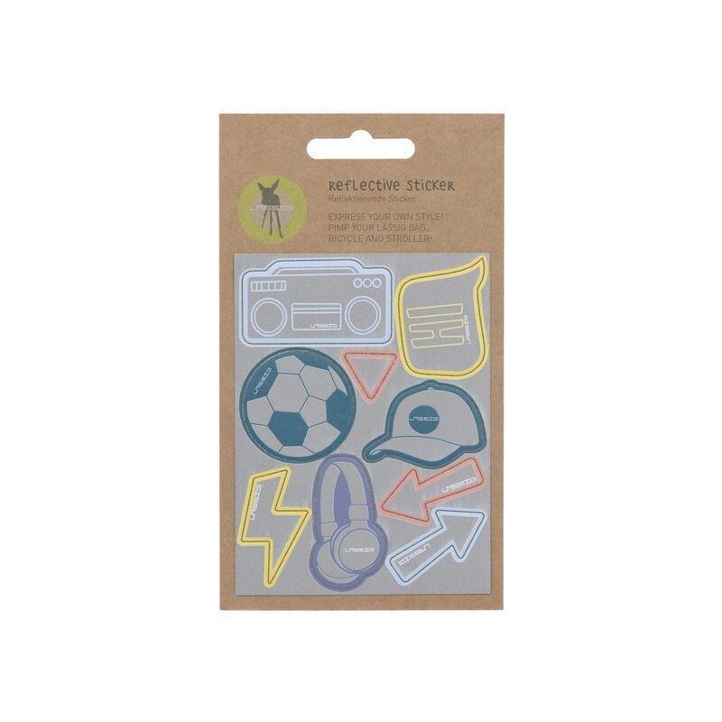 Lassig Reflective Stickers - Football, , large image number 0