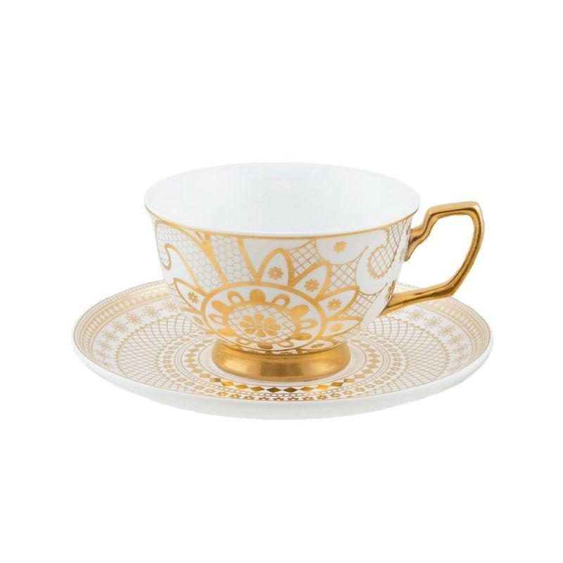 Cristina Re Georgia Lace Pearl Teacup, , large image number 0