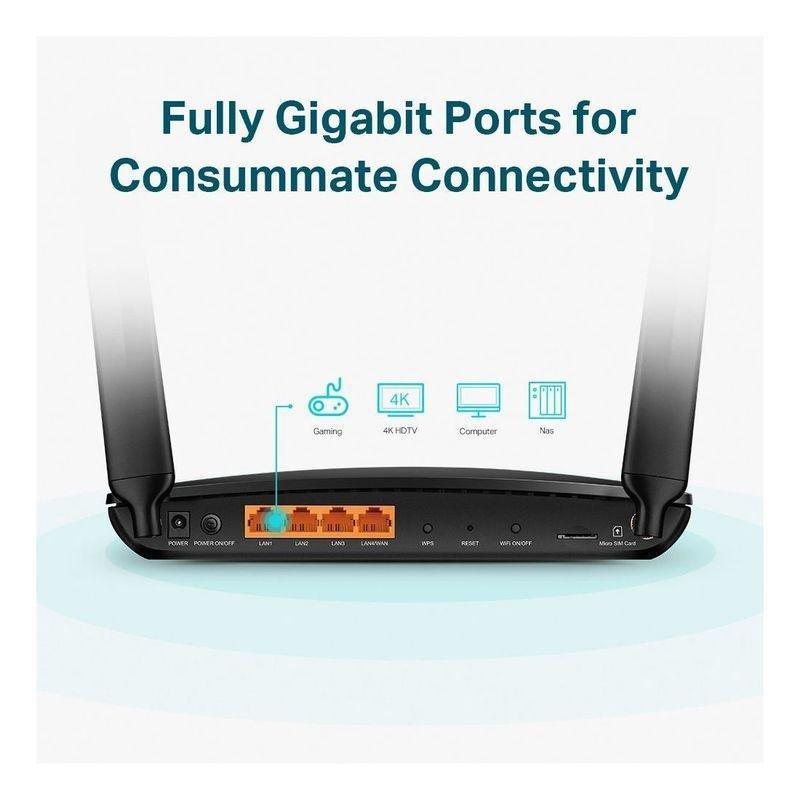 TP-Link Archer MR600 AC1200 4G LTE Advanced Cat6 Gigabit Router, , large image number 1