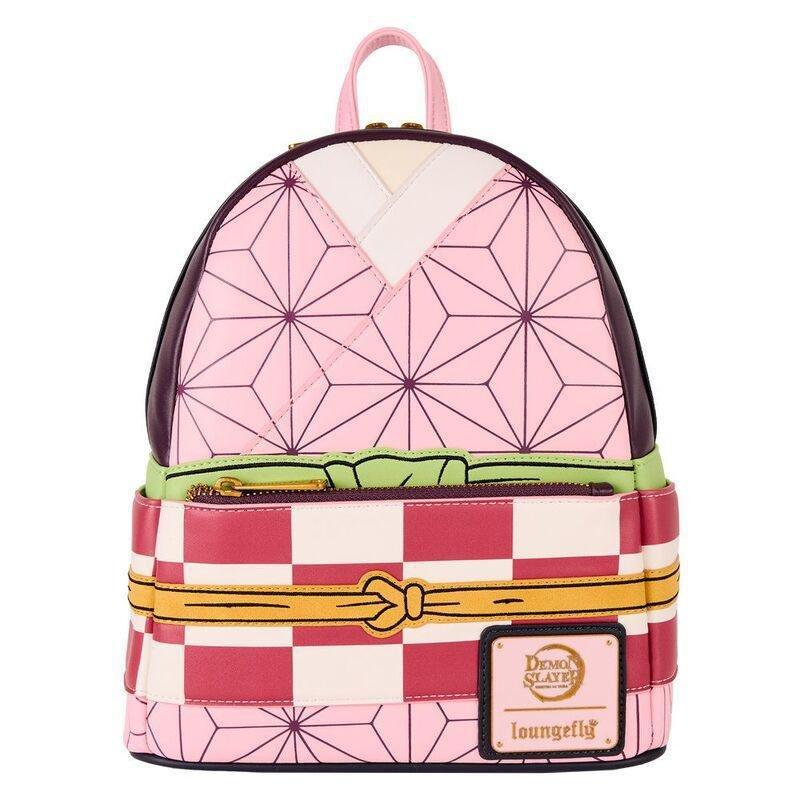 Loungefly Leather Aniplex Inc Demon Slayer Nezuko Kamado Cosplay Mini Backpack, , medium