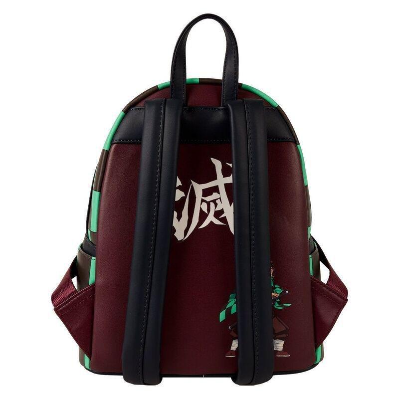 Loungefly Leather Aniplex Inc Demon Slayer Tanjiro Kamado Coaplay Mini Backpack, , medium