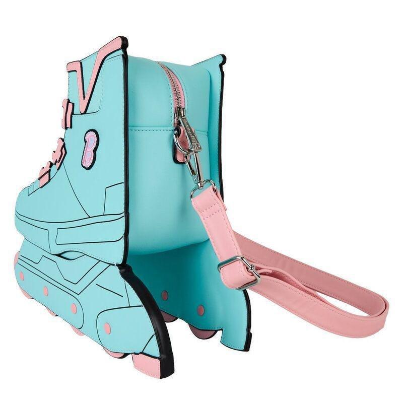 Loungefly Leather Mattel Classic Barbie Figural Skate Crossbody, , large image number 1