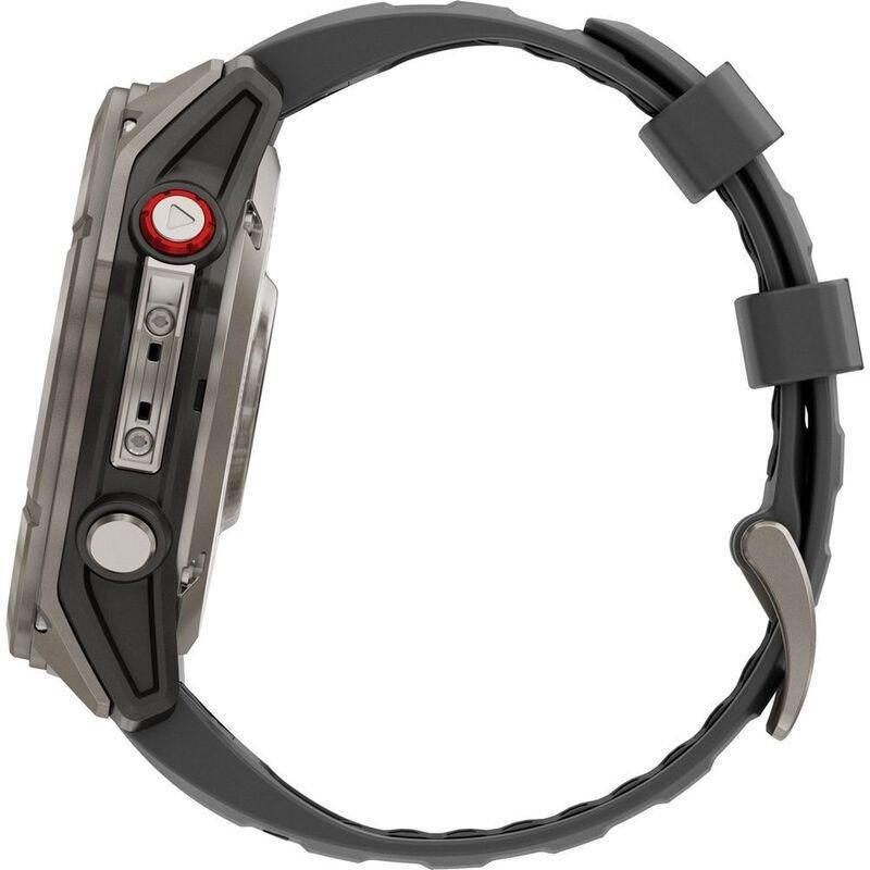Garmin Fenix 8 Pro 51mm Amoled Sapphire Titanium Smartwatch With Graphite/Black Silicone Band, , large image number 0