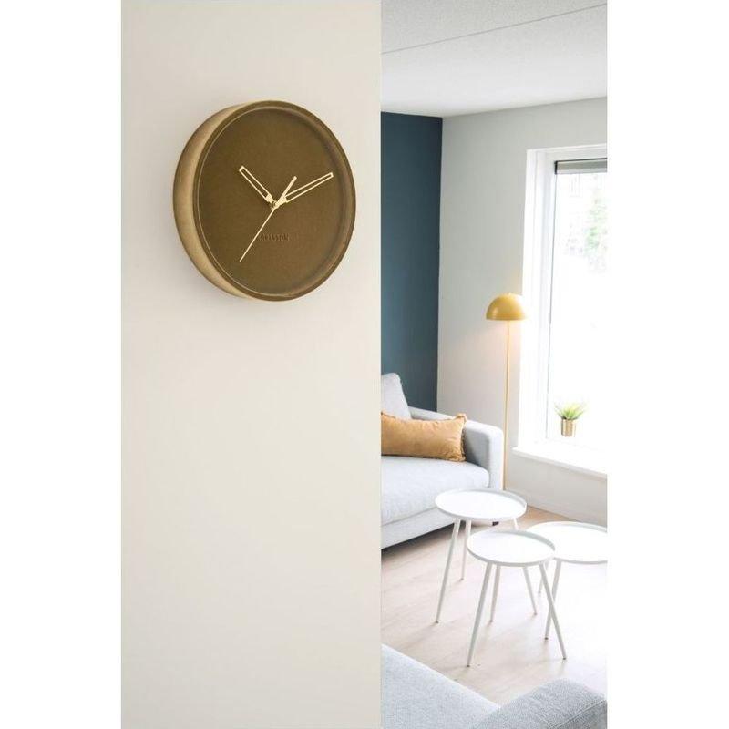 Karlsson Wall Clock Lush Velvet Caramel Brown, , large image number 2