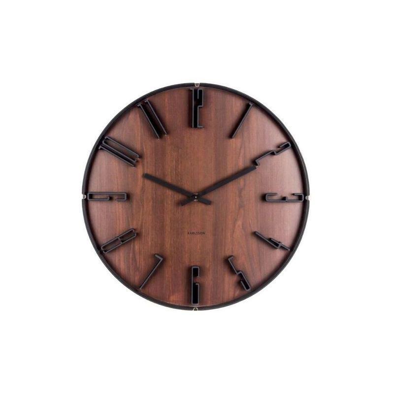 Karlsson Wall Clock Sentient Dark Wood, , large image number 2