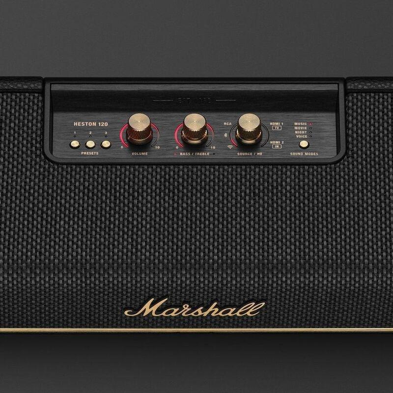 Marshall Heston 120 Black TV Soundbar - Black, , large image number 3