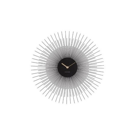 KARLSSON - Karlsson Wall Clock Peony Steel Black