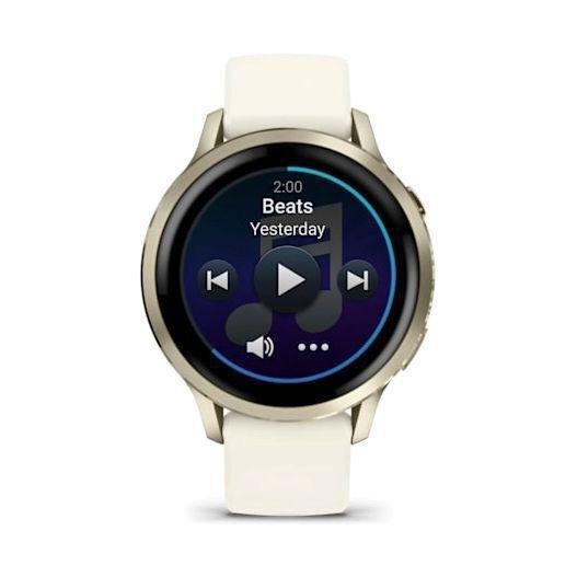 Garmin Venu 4 41mm Smartwatch - Lunar Gold Bezel With Bone Silicone Band, , large image number 0