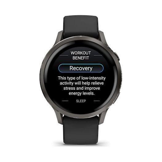 Garmin Venu 4 41mm Smartwatch - Slate Bezel With Black Silicone Band, , large image number 0